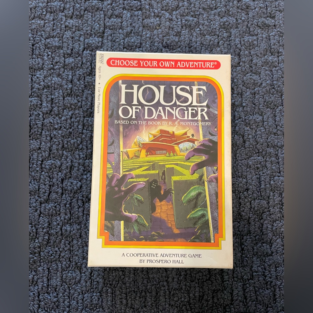 New- House of Danger Game from Choose Your Own Adventure